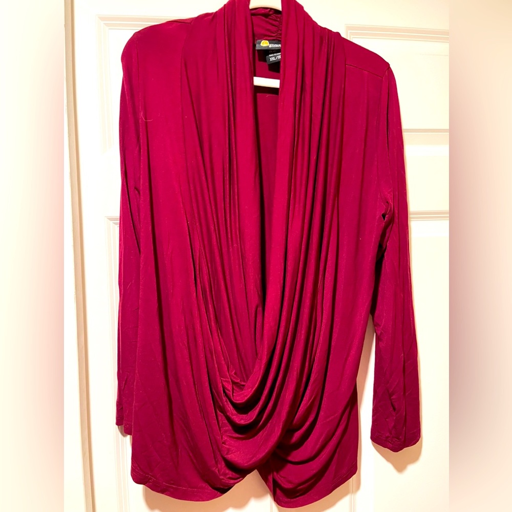 Christine Alexander Blouse Burgundy